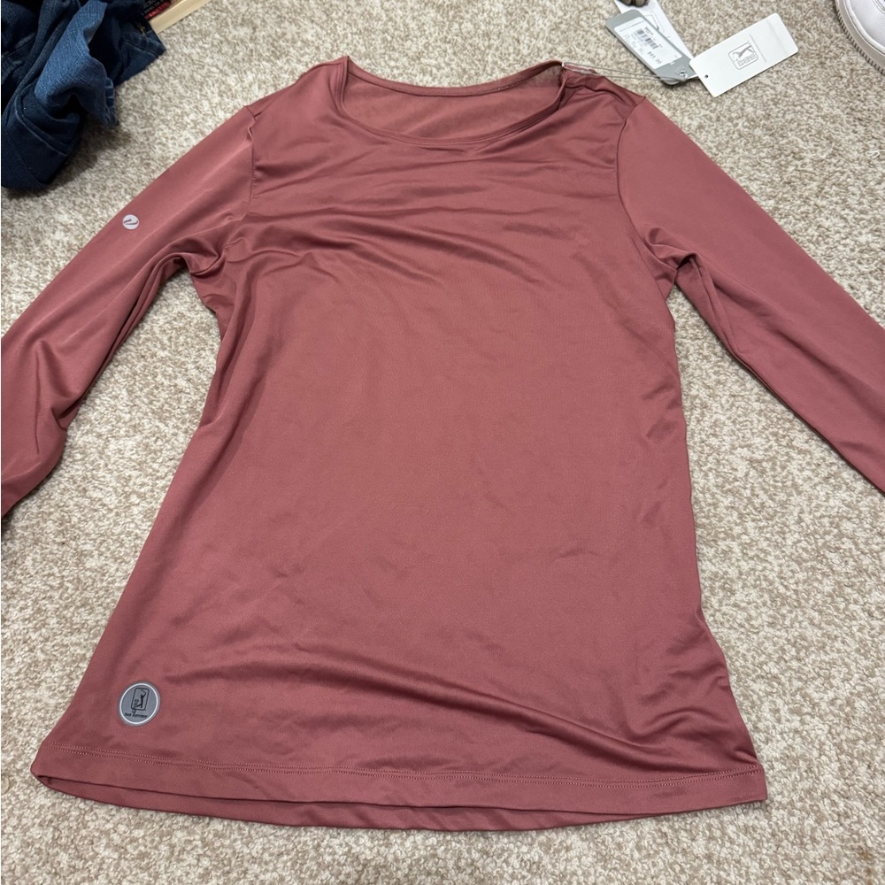 lululemon athletica Long Sleeve Top in Dusty Rose